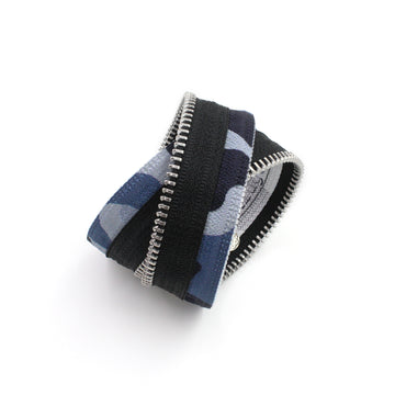 Camo Collection Blue Zip Bracelet