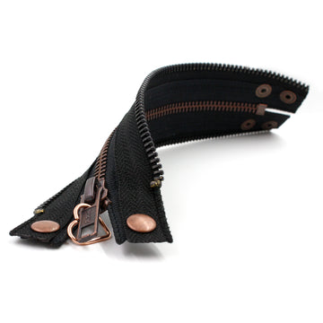 Copper Boom Zip Bracelet