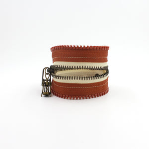 Rusty (Cork) Screw Zip Bracelet - N.Kluger Designs bracelet
