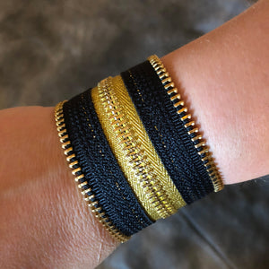 Special Edition Golden Knights Zip Bracelet – Made to Order! - N.Kluger Designs bracelet