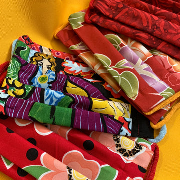 Handmade Reusable Cotton Face Mask in Floral Art Prints