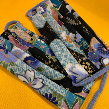 Handmade Reusable Cotton Asian Floral Face Masks