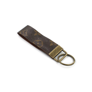 Repurposed Louis Vuitton Leather Key Chain 3