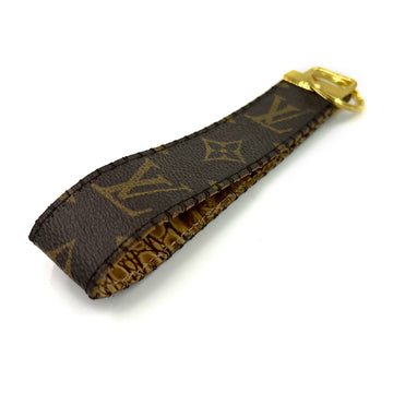 Upcycled Louis Vuitton Leather Key Chain XL - Updated