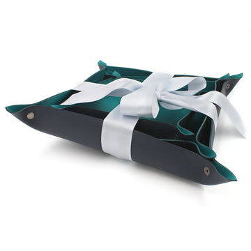 3-Piece Handmade Traveling Leather Valet Gift Set