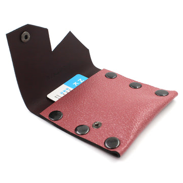 Pink Sparkly Leather Business Card Case