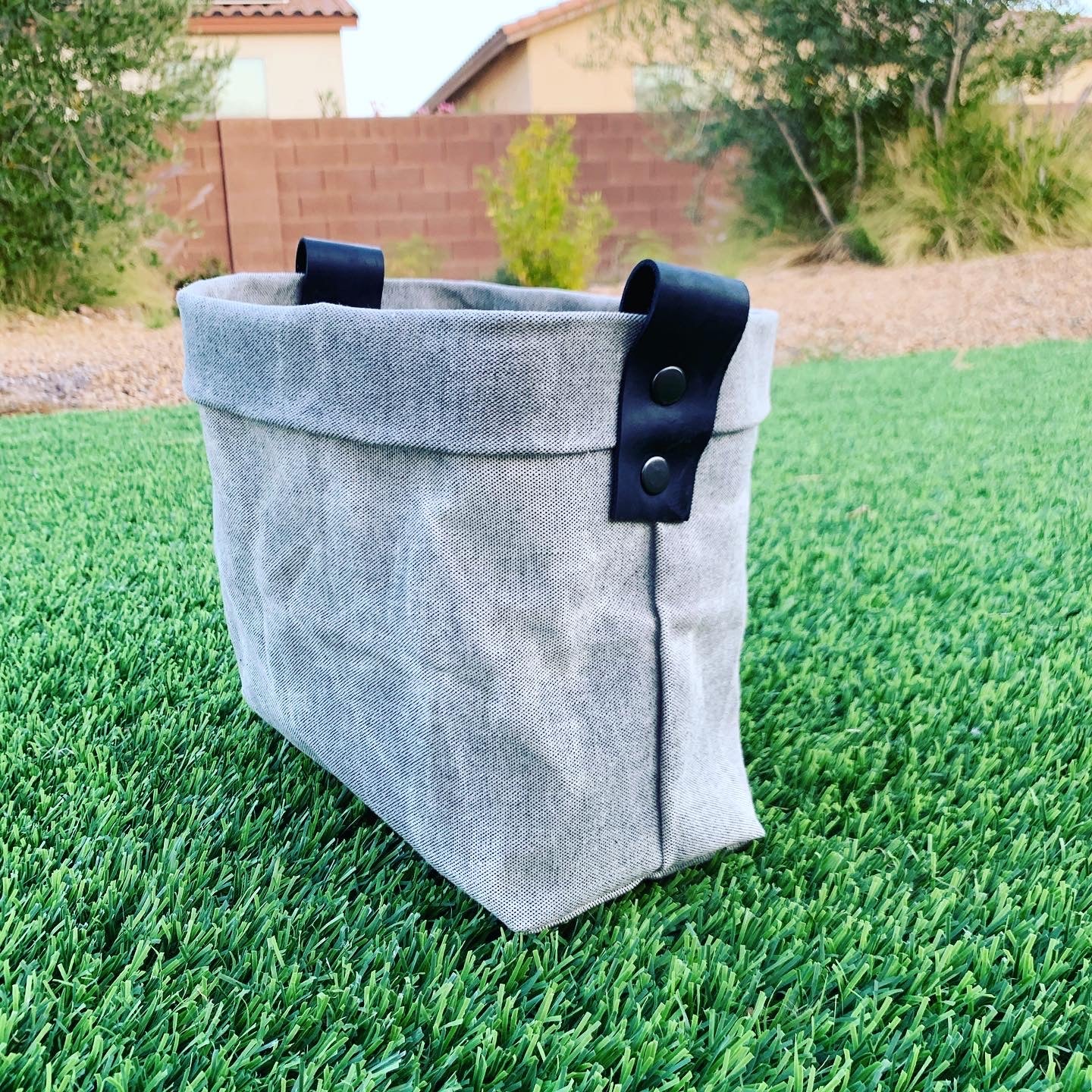 Salt & Pepper Waxed Canvas 