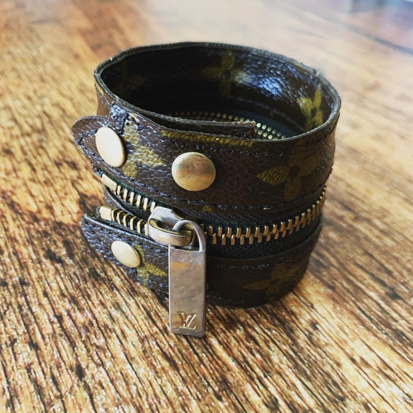 Repurposed Louis Vuitton Leather 