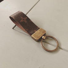 Repurposed Louis Vuitton Leather Key Chain 4
