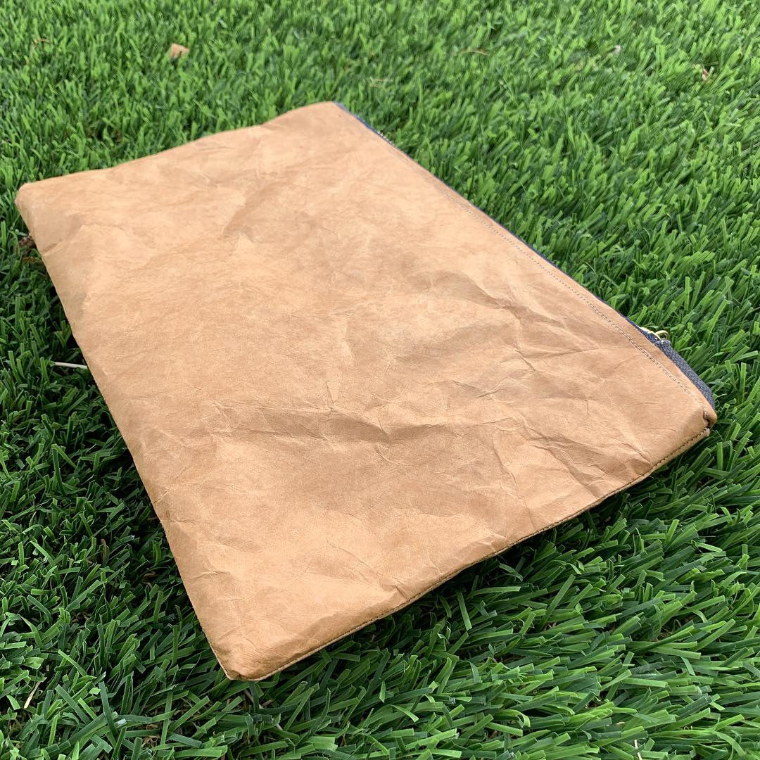 Tyvek® Durable & Recyclable Kraft Cosmetic/Toiletry Bag