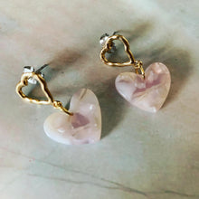 Hearts-a-Plenty Acrylic Drop Earrings