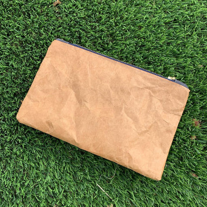 Tyvek® Durable & Recyclable Kraft Cosmetic/Toiletry Bag