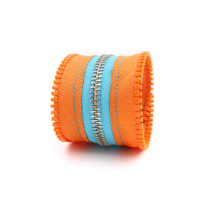 Orange you love Zip Bracelet - N.Kluger Designs bracelet