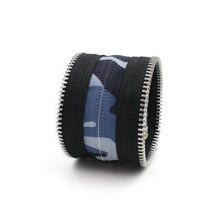 Camo Collection Blue Zip Bracelet - N.Kluger Designs bracelet