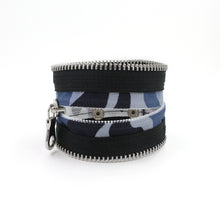 Camo Collection Blue Zip Bracelet - N.Kluger Designs bracelet