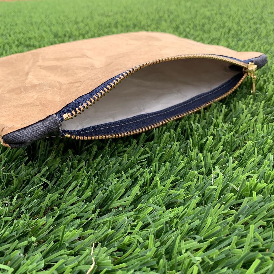 Tyvek® Durable & Recyclable Kraft Cosmetic/Toiletry Bag