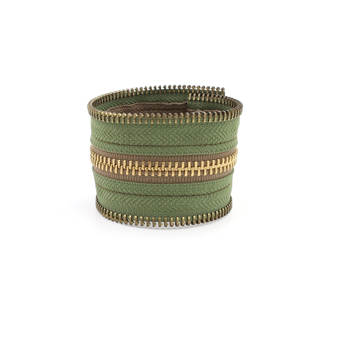 Armed & Olive Zip Bracelet - N.Kluger Designs bracelet