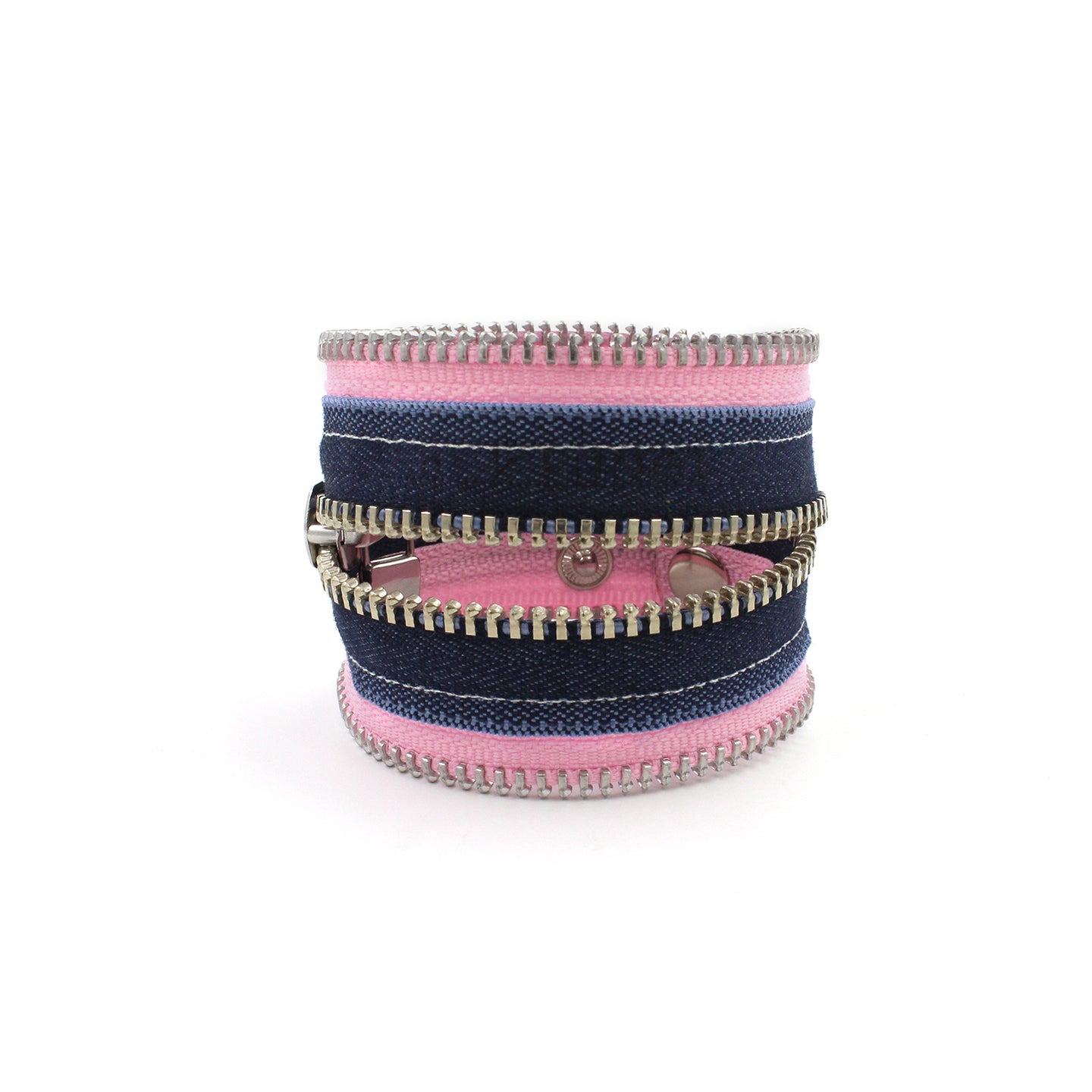 Sweet Denim Zip Bracelet - N.Kluger Designs bracelet