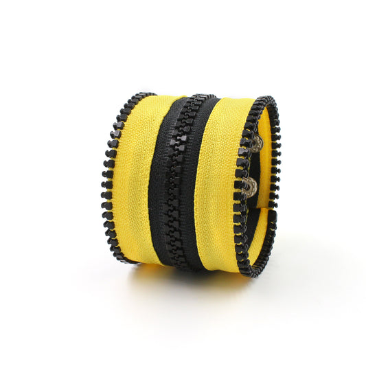 Special Potter Edition: Hufflepuff Zip Bracelet - N.Kluger Designs bracelet