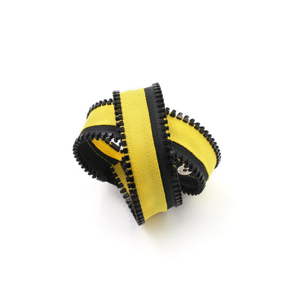 Special Potter Edition: Hufflepuff Zip Bracelet - N.Kluger Designs bracelet