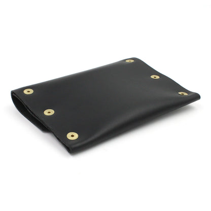 Handmade Black Leather Card Case / Mini Wallet