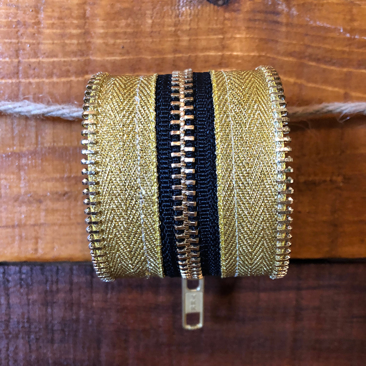 Special Edition Golden Knights Zip Bracelet – Made to Order! - N.Kluger Designs bracelet