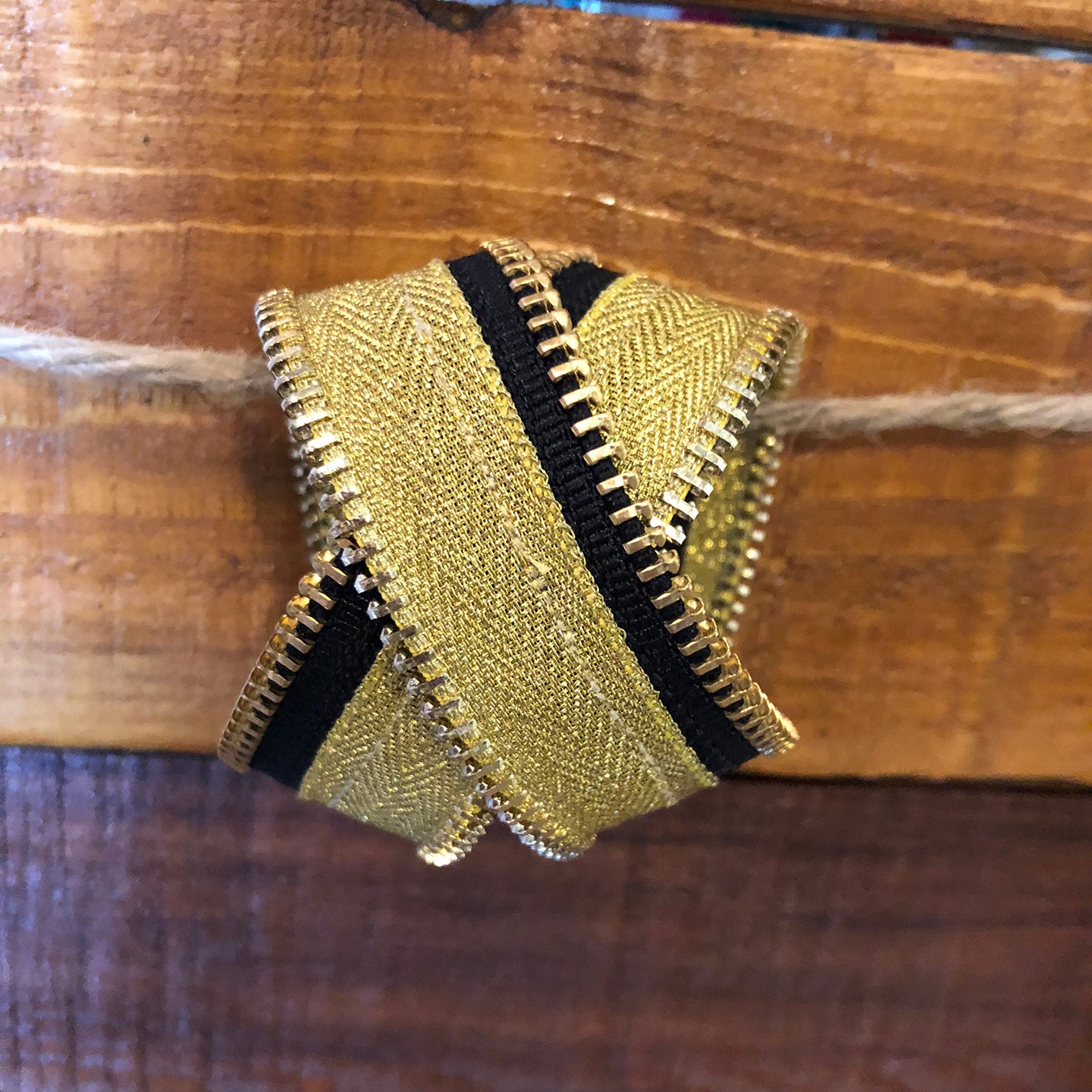 Special Edition Golden Knights Zip Bracelet – Made to Order! - N.Kluger Designs bracelet