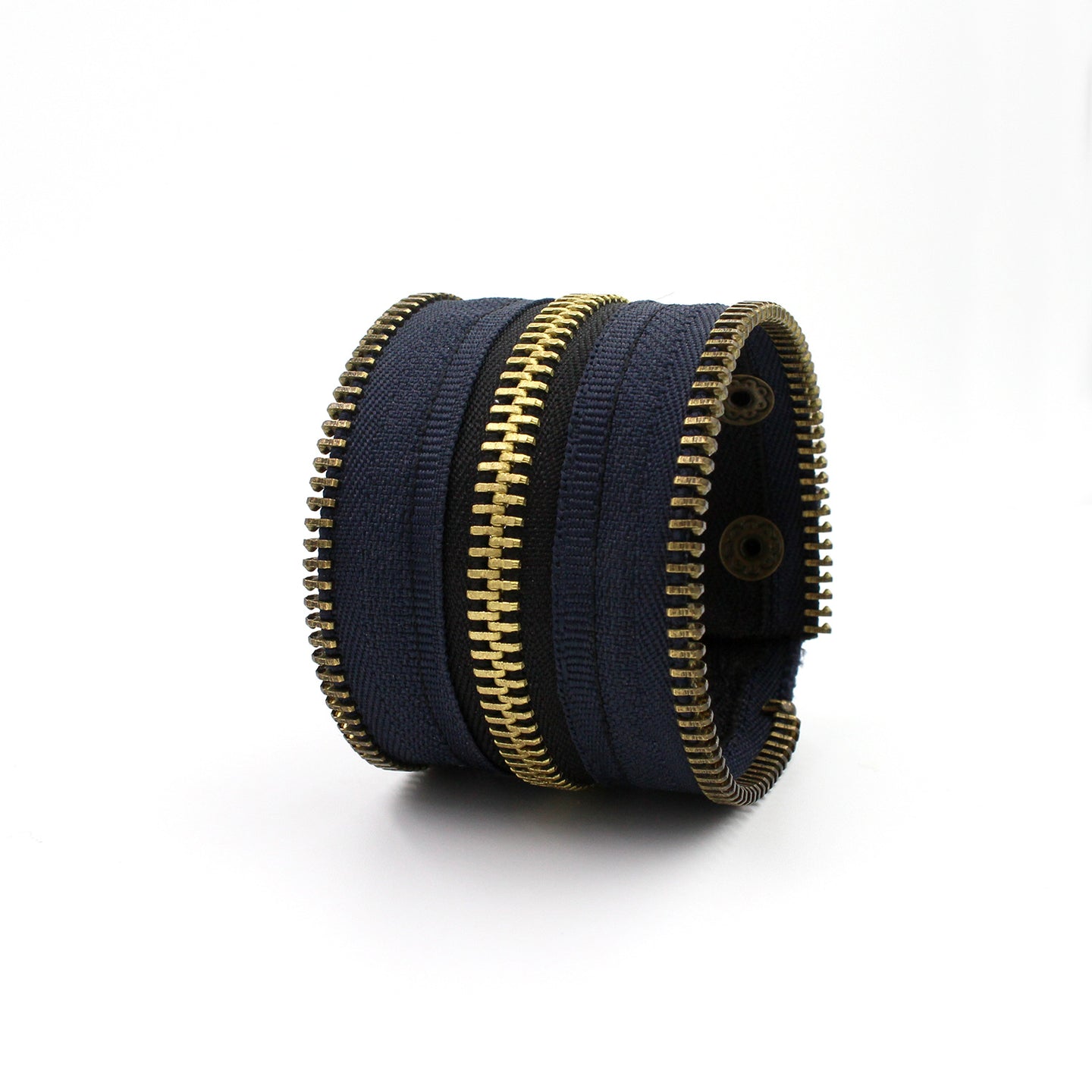 Navy Bruiser Zip Bracelet - N.Kluger Designs bracelet