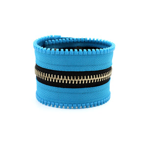 Working Blue Zip Bracelet - N.Kluger Designs bracelet