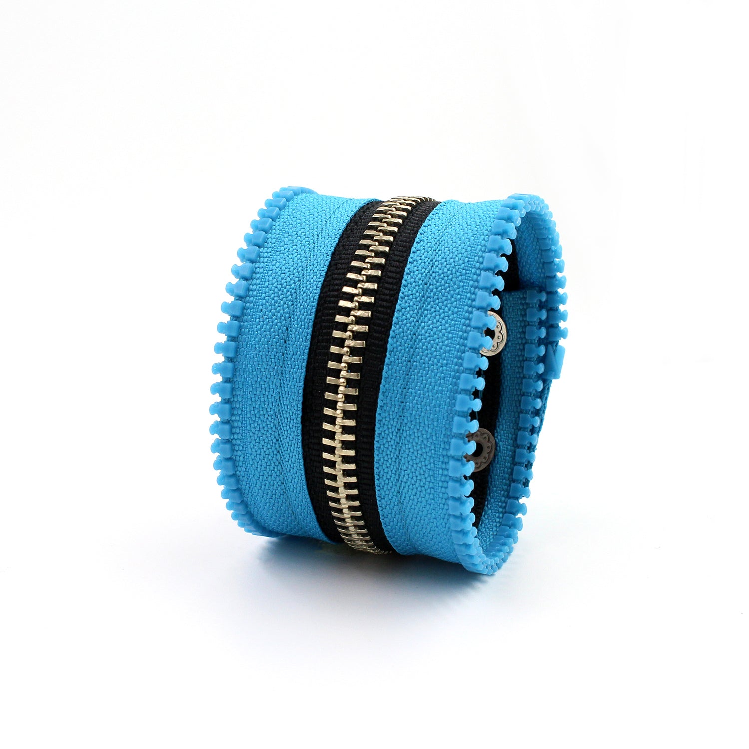 Working Blue Zip Bracelet