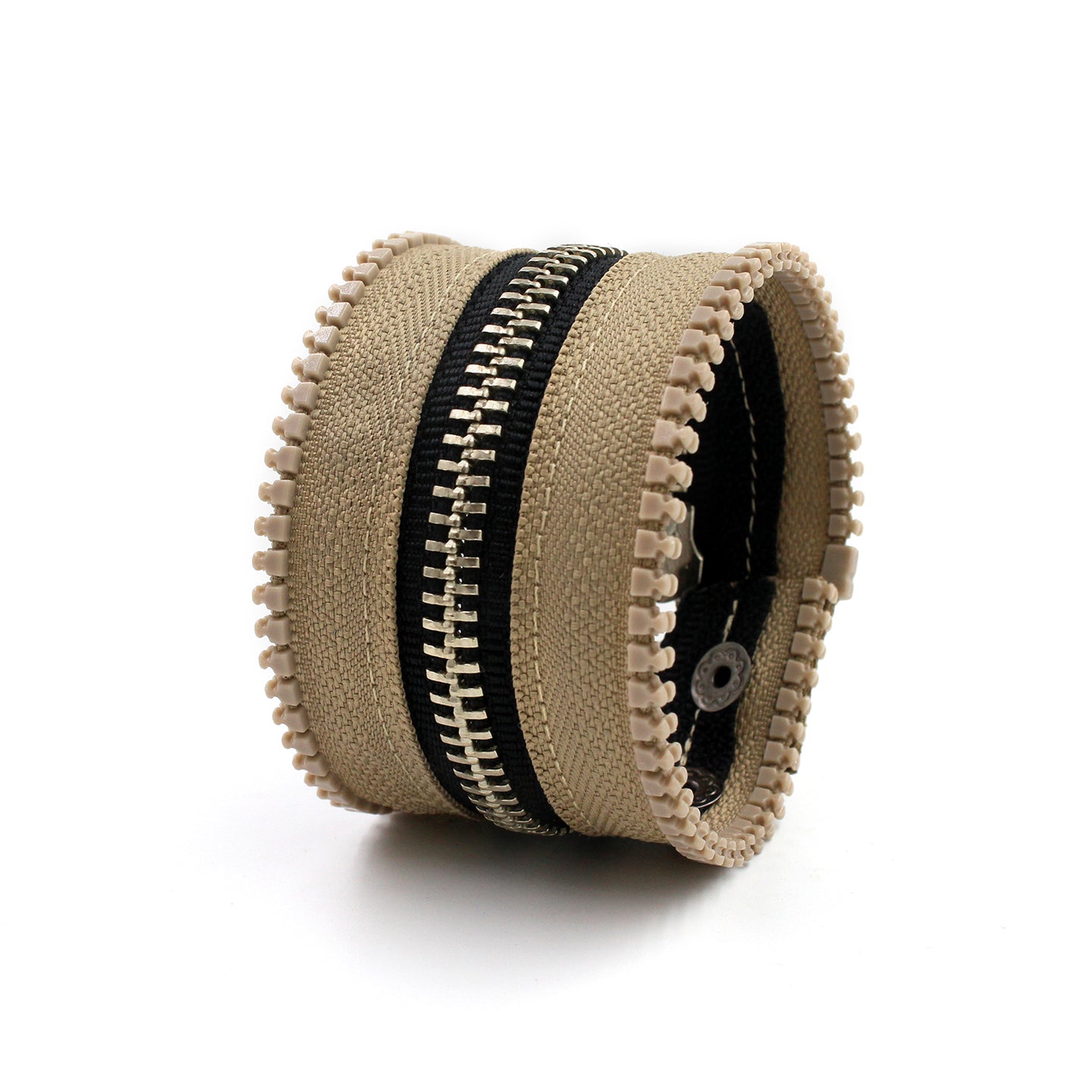 Beige-y Beautiful Zip Bracelet - N.Kluger Designs bracelet