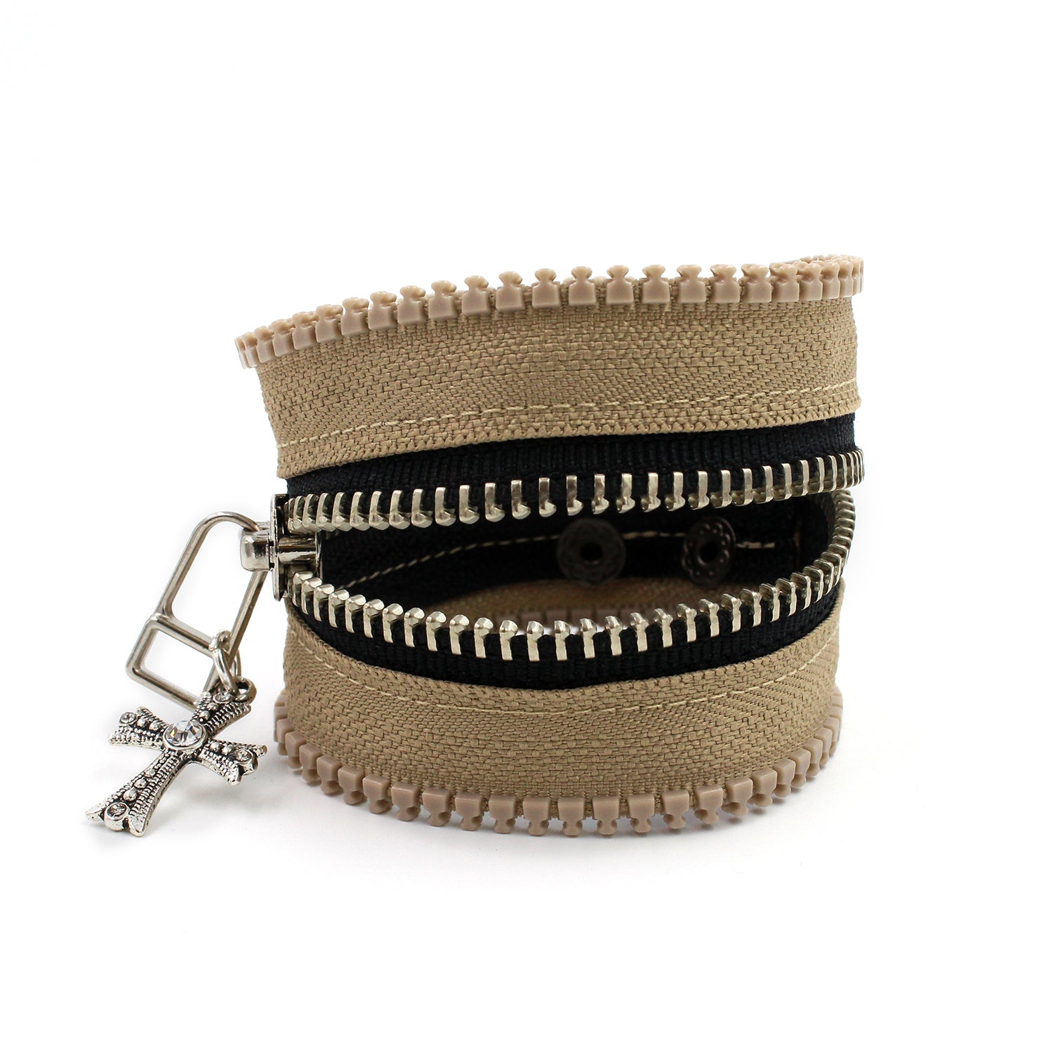 Beige-y Beautiful Zip Bracelet