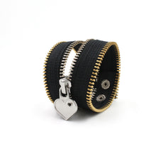 Sinister Heart Zip Bracelet - N.Kluger Designs bracelet