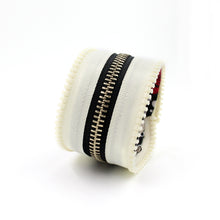 Gypsy Rose Cream Zip Bracelet - N.Kluger Designs bracelet