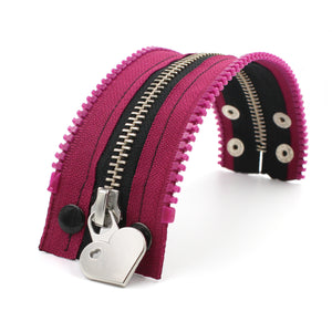 Sweetheart Punk Zip Bracelet - N.Kluger Designs bracelet