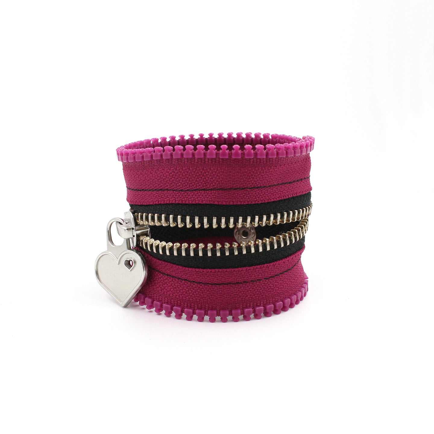 Sweetheart Punk Zip Bracelet - N.Kluger Designs bracelet