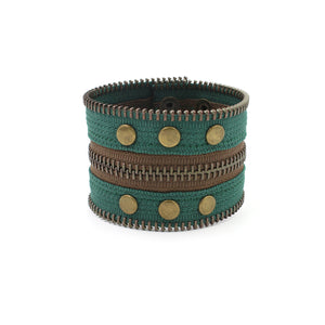 Portland Rivet Zip Bracelet - N.Kluger Designs bracelet