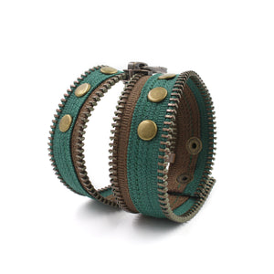 Portland Rivet Zip Bracelet - N.Kluger Designs bracelet