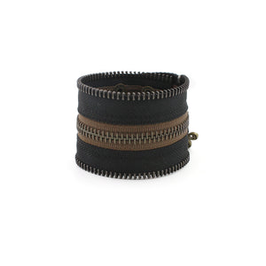 Burnt Brownie Zip Bracelet - N.Kluger Designs bracelet