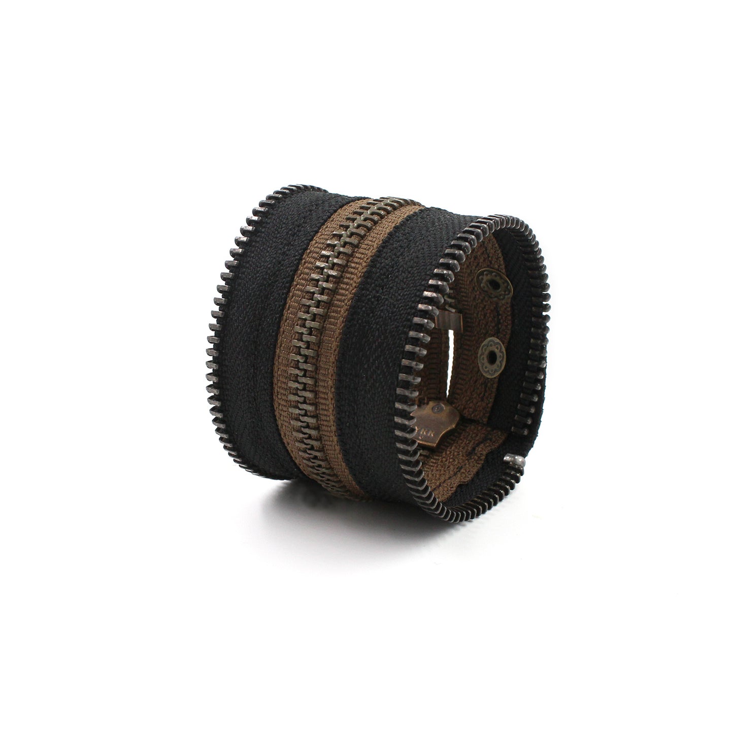 Burnt Brownie Zip Bracelet - N.Kluger Designs bracelet