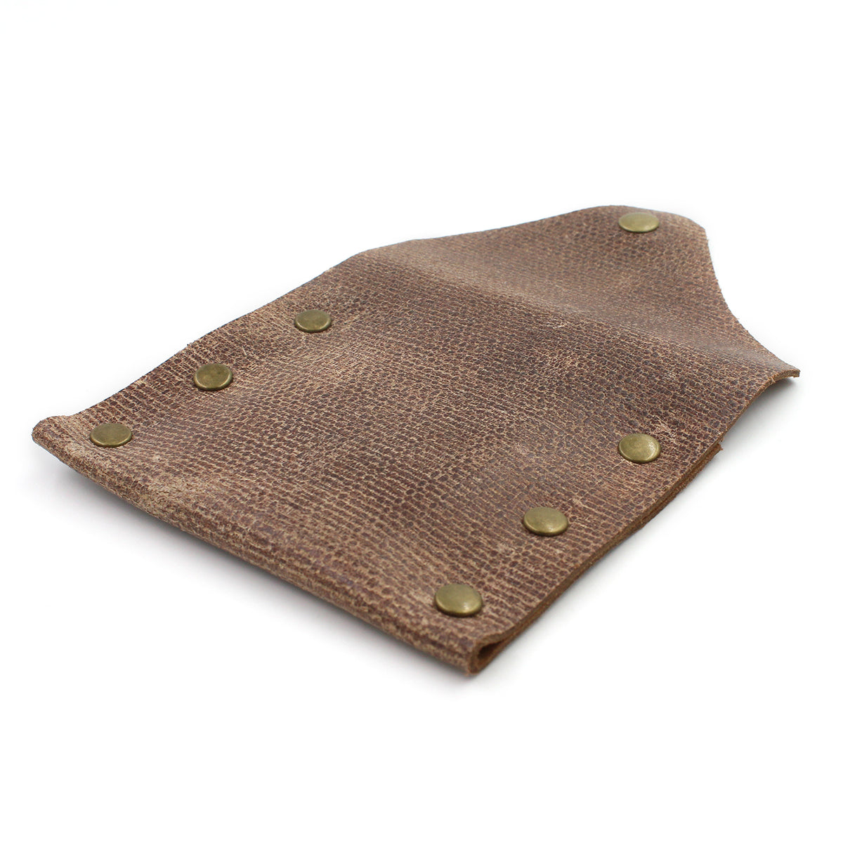 Distressed Brown Leather Business Card Case - N.Kluger Designs Card Case