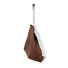 Brown Soft & Slouchy Leather Casual Handbag Wristlet - N.Kluger Designs wristlet