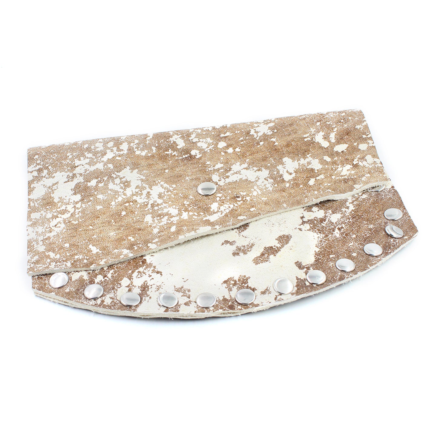 Cow Print Leather Mini Wallet Clutch - N.Kluger Designs Card Case