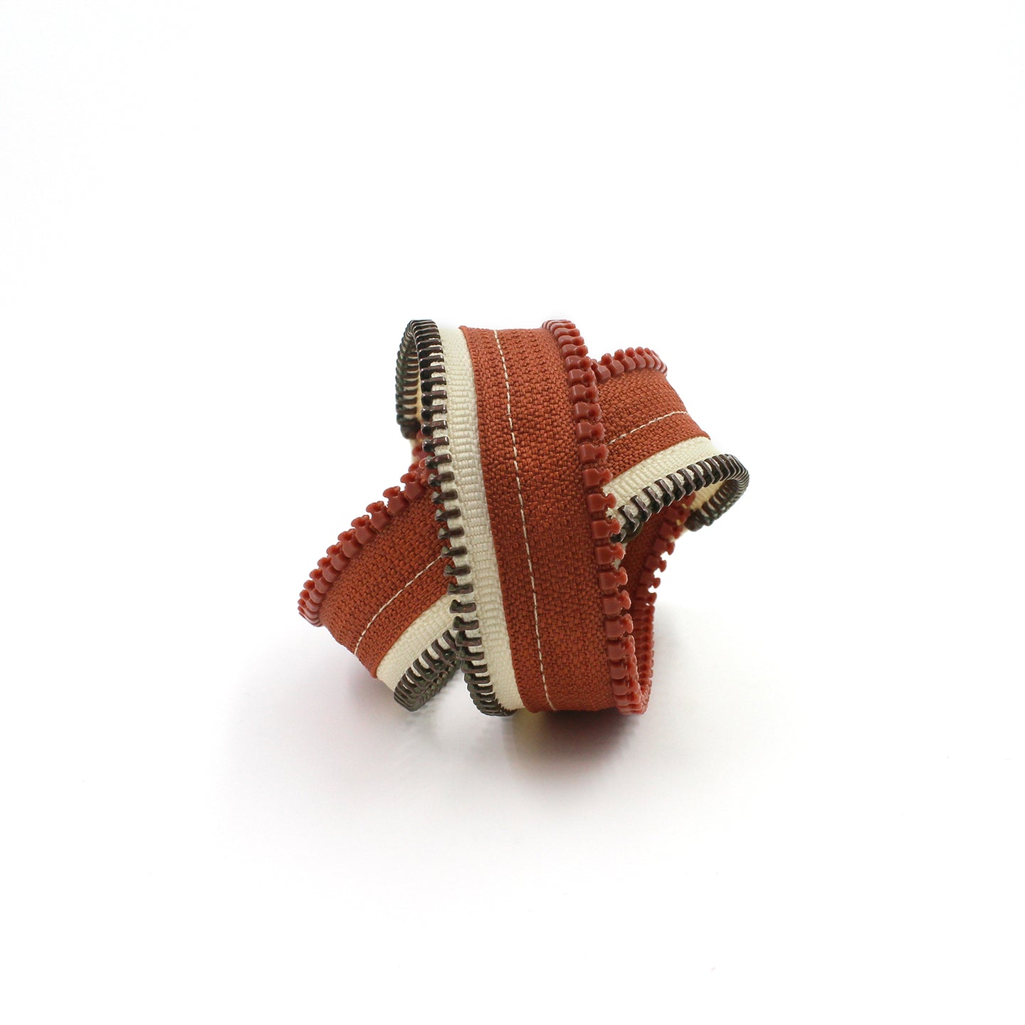 Rusty (Cork) Screw Zip Bracelet - N.Kluger Designs bracelet