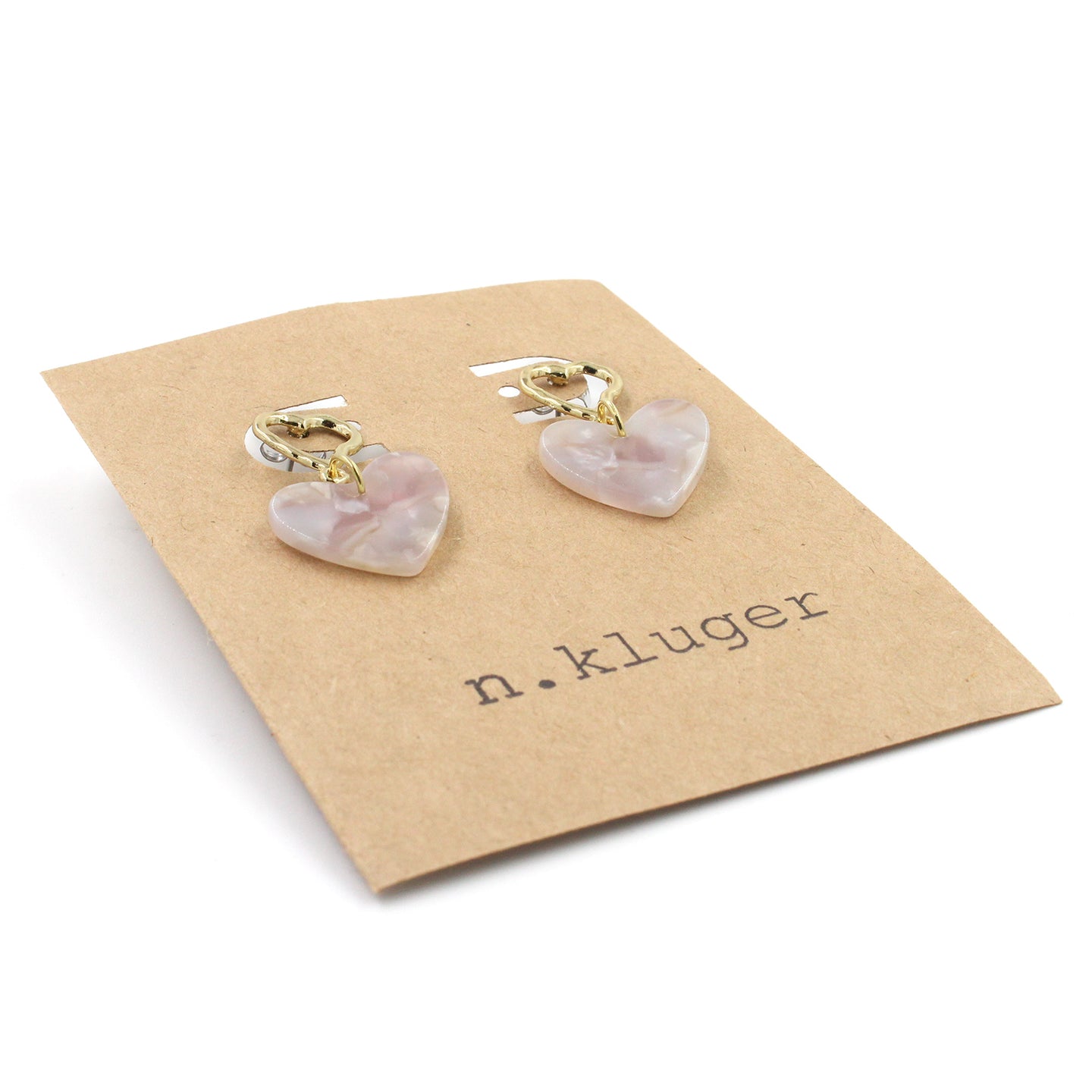 Hearts-a-Plenty Acrylic Drop Earrings
