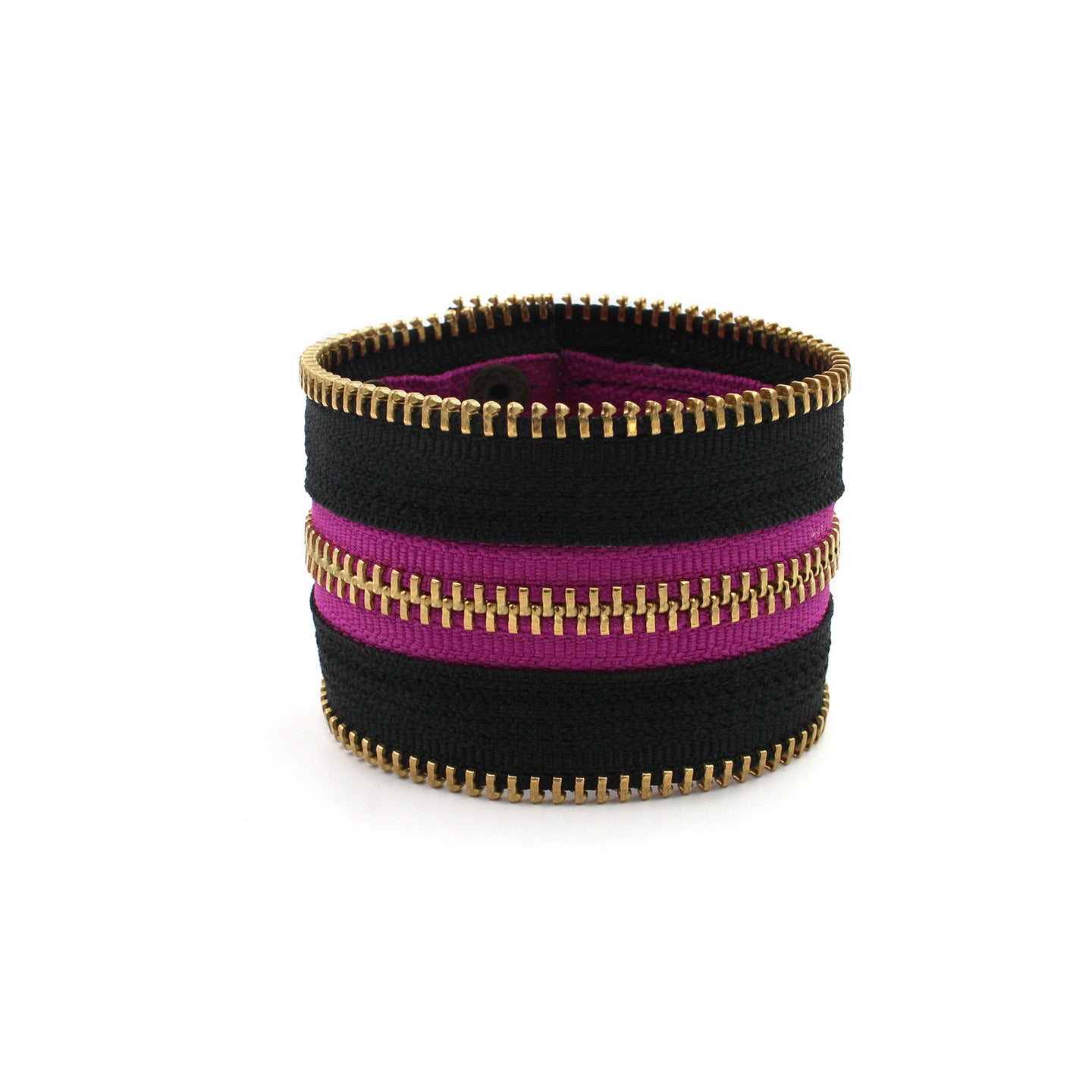 Fuschia-ristic Zip Bracelet - N.Kluger Designs bracelet