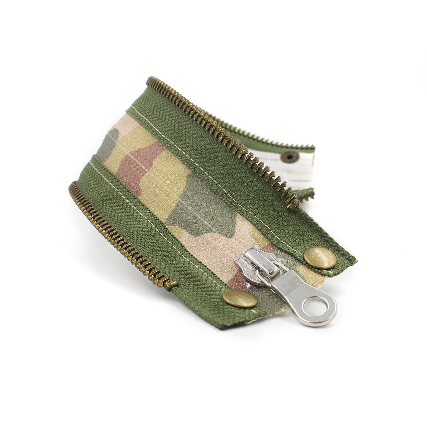Camo Collection Green Zip Bracelet - N.Kluger Designs bracelet