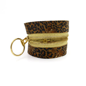 Golden Leopard Special Edition Zip Bracelet - N.Kluger Designs bracelet
