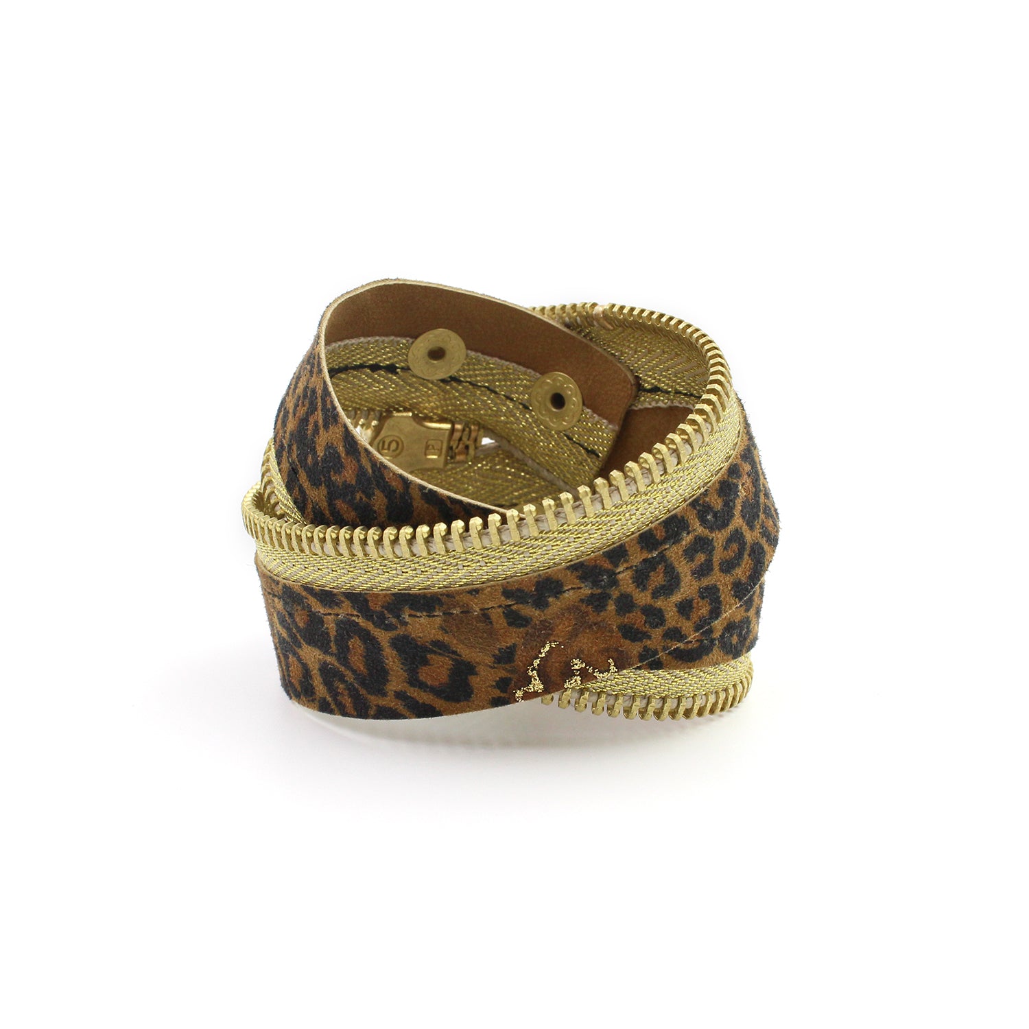 Golden Leopard Special Edition Zip Bracelet