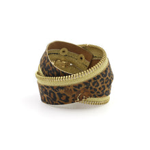 Golden Leopard Special Edition Zip Bracelet - N.Kluger Designs bracelet